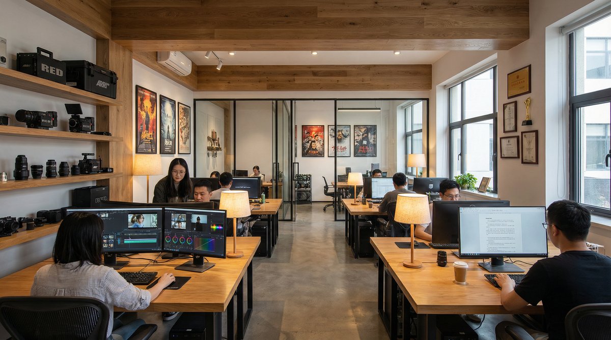 福利导航影视传媒公司办公环境